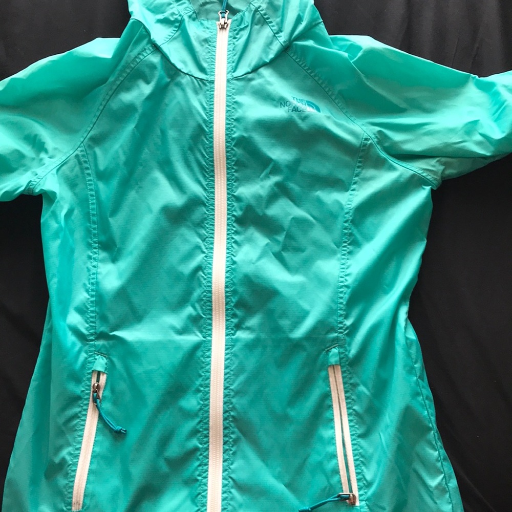 North face Teal Windbreaker